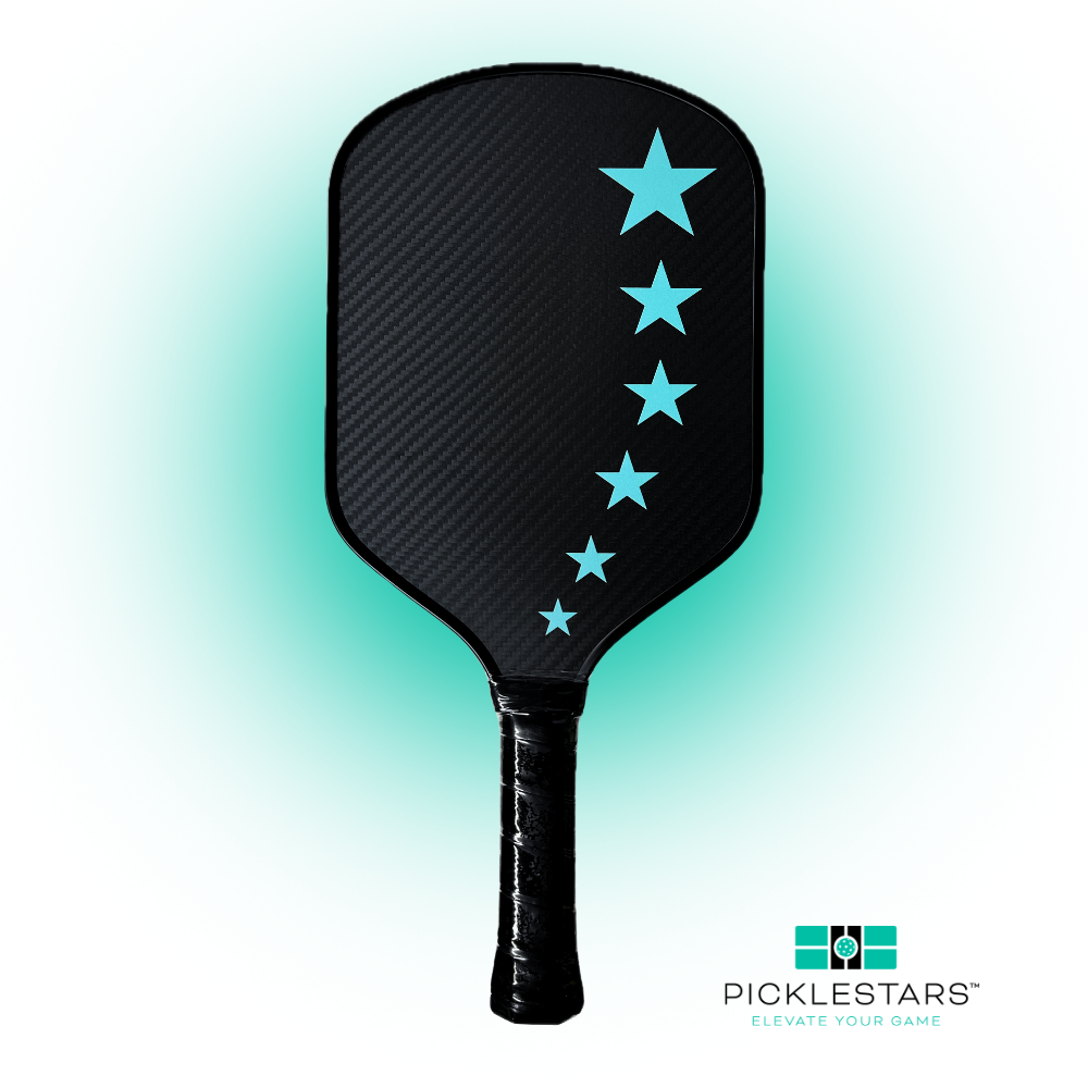 PICKLESTARS™ Nova Paddle + White Hat Bundle – Light Speed, Clean Finish