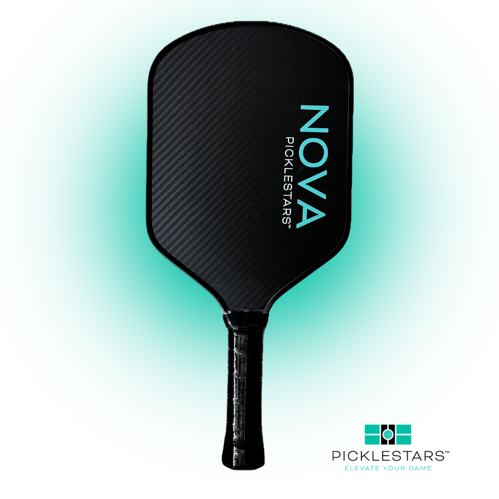 PICKLESTARS™ Nova Paddle + White Hat Bundle – Light Speed, Clean Finish