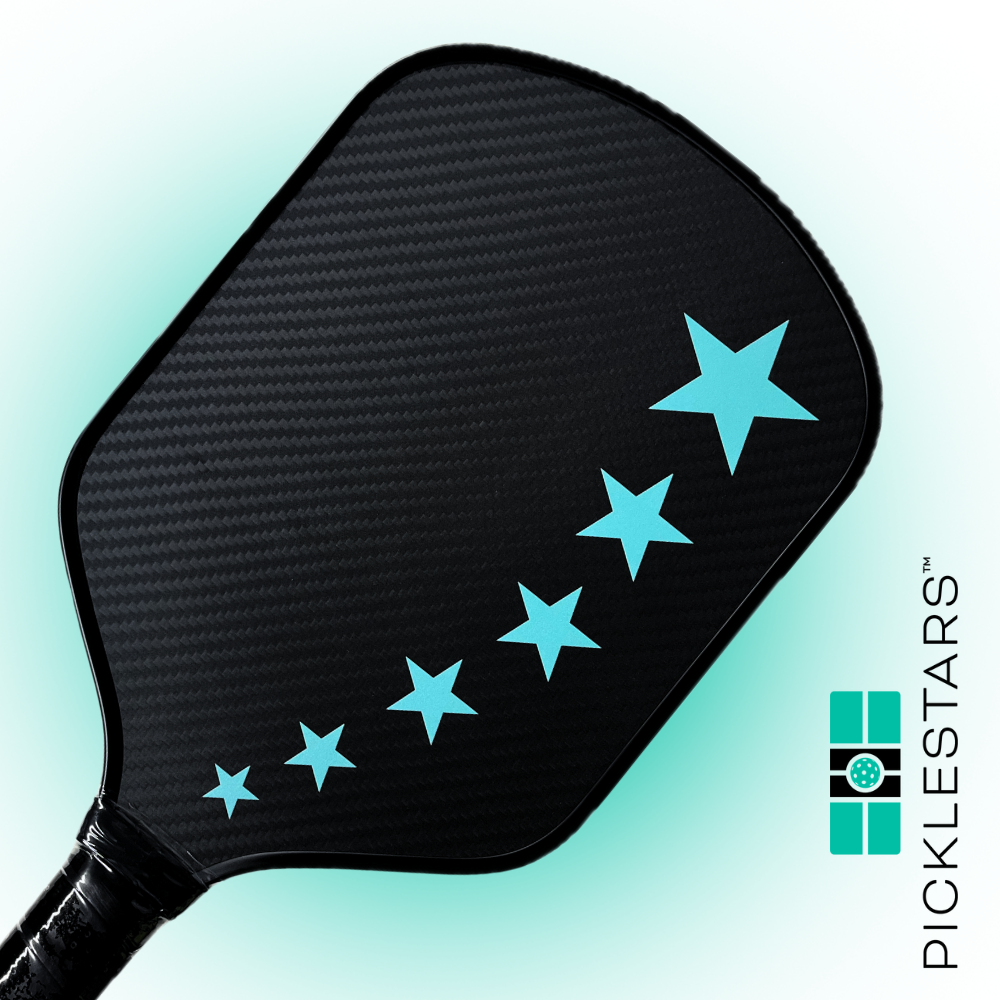 PICKLESTARS™ Nova Paddle + White Hat Bundle – Light Speed, Clean Finish